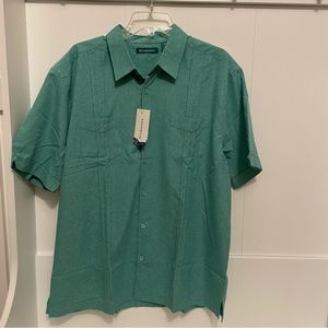Cubavera XL Teal Shirt